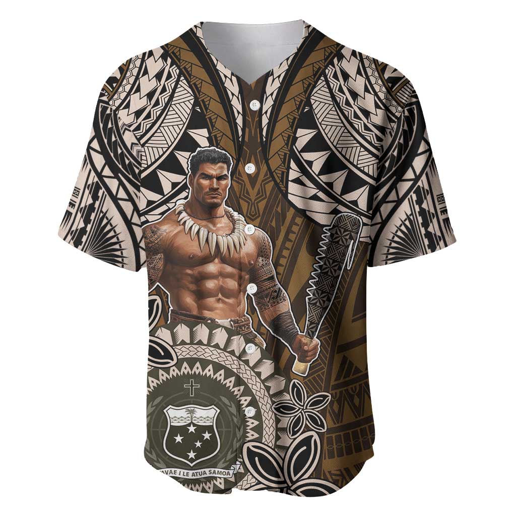 Samoa Warrior Baseball Jersey The Mighty Samoan Warrior Spirit