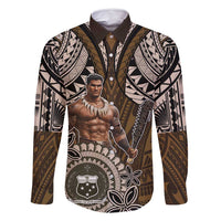 Samoa Warrior Family Matching Tank Maxi Dress and Hawaiian Shirt The Mighty Samoan Warrior Spirit