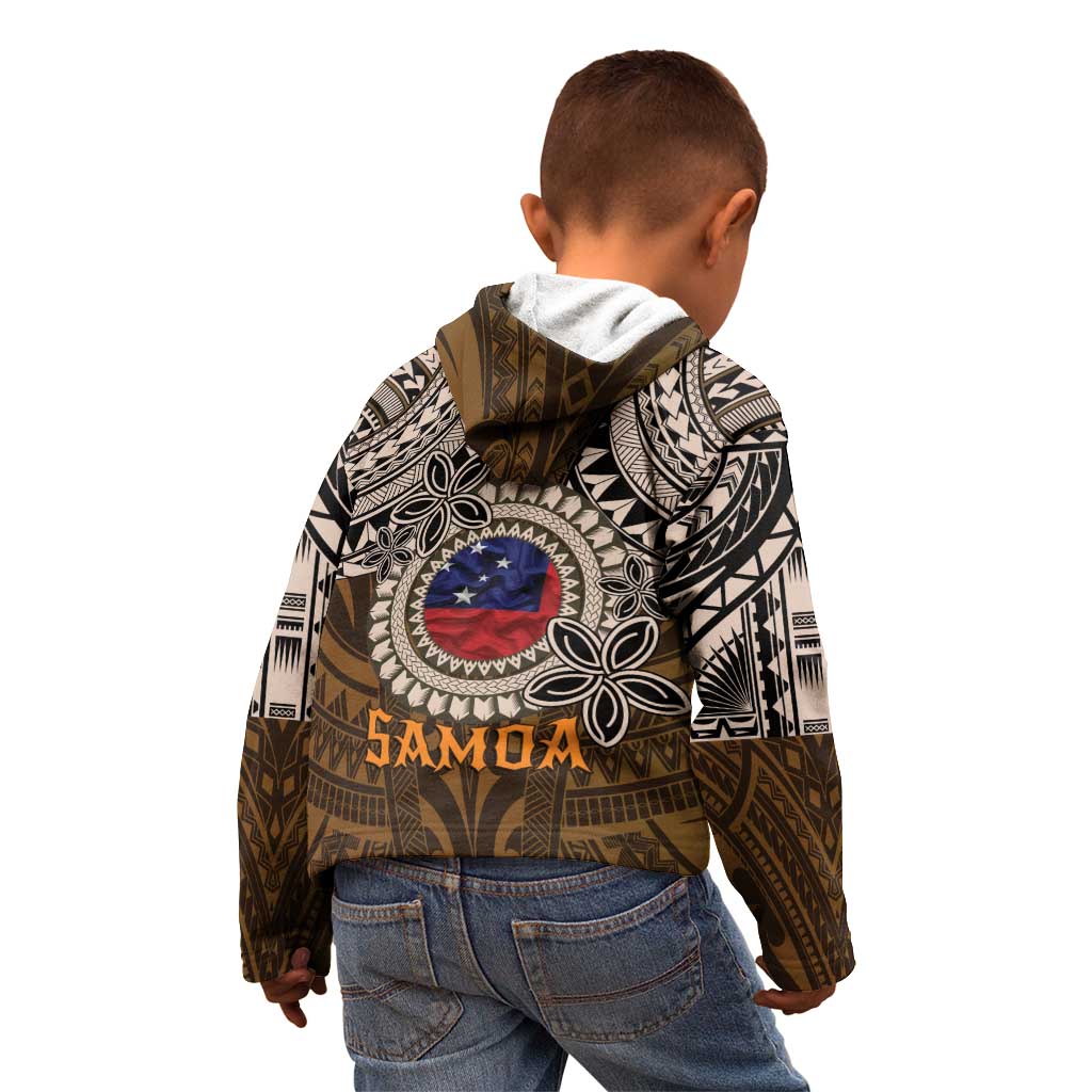 Samoa Warrior Kid Hoodie The Mighty Samoan Warrior Spirit
