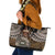 Samoa Warrior Leather Tote Bag The Mighty Samoan Warrior Spirit