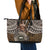 Samoa Warrior Leather Tote Bag The Mighty Samoan Warrior Spirit