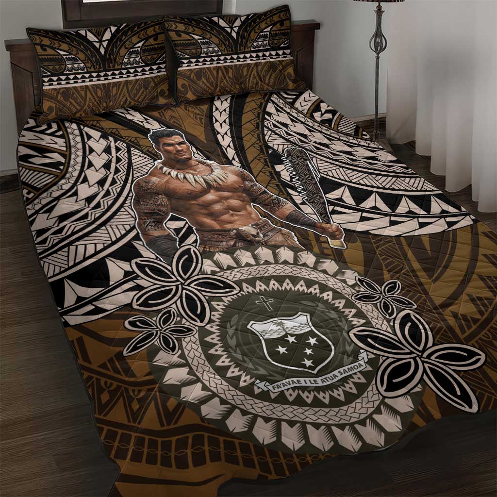 Samoa Warrior Quilt Bed Set The Mighty Samoan Warrior Spirit