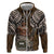 Samoa Warrior Zip Hoodie The Mighty Samoan Warrior Spirit