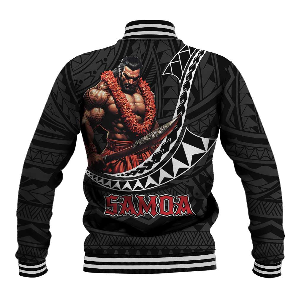 Samoan Pride Polynesian Tribal Warrior Baseball Jacket 685 Samoa Mo Samoa