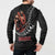Samoan Pride Polynesian Tribal Warrior Button Sweatshirt 685 Samoa Mo Samoa