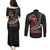 Samoan Pride Polynesian Tribal Warrior Couples Matching Puletasi and Long Sleeve Button Shirt 685 Samoa Mo Samoa