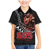 Samoan Pride Polynesian Tribal Warrior Family Matching Mermaid Dress and Hawaiian Shirt 685 Samoa Mo Samoa