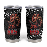 Samoan Pride Polynesian Tribal Warrior Tumbler Cup 685 Samoa Mo Samoa