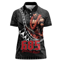 Samoan Pride Polynesian Tribal Warrior Women Polo Shirt 685 Samoa Mo Samoa