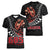 Samoan Pride Polynesian Tribal Warrior Women V-Neck T-Shirt 685 Samoa Mo Samoa