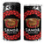 Samoan Tanoa Kava Bowl Ula Fala 4 in 1 Can Cooler Tumbler Polynesian Tribal Vibe