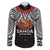 Samoan Tanoa Kava Bowl Ula Fala Family Matching Long Sleeve Bodycon Dress and Hawaiian Shirt Polynesian Tribal Vibe