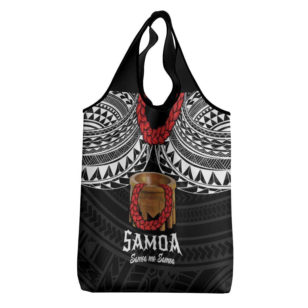 Samoan Tanoa Kava Bowl Ula Fala Grocery Bag Polynesian Tribal Vibe