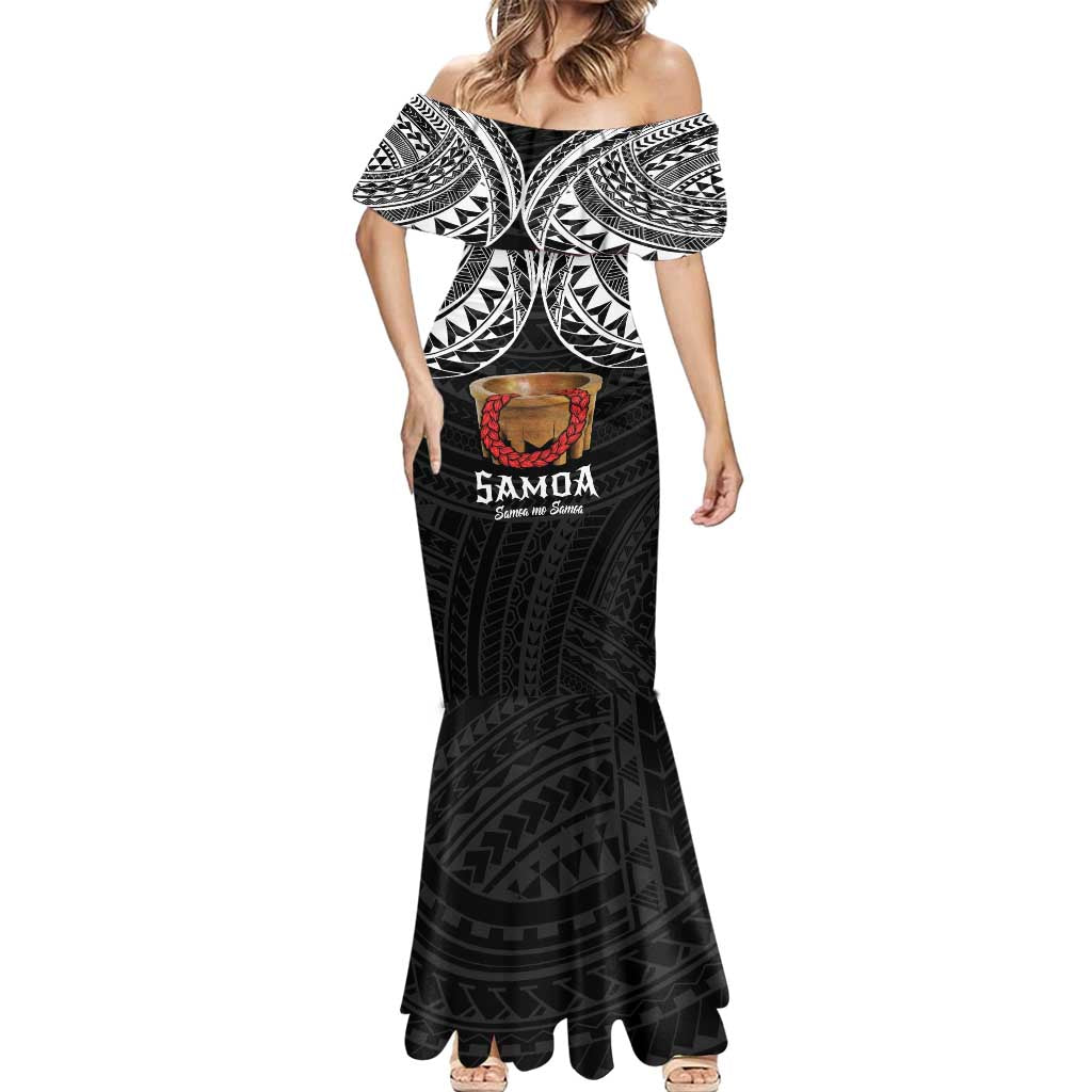 Samoan Tanoa Kava Bowl Ula Fala Mermaid Dress Polynesian Tribal Vibe