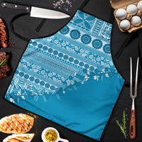 Fiji Marau na Kerisimasi Apron Aqua Tagimoucia Tapa Masi Tribal - Polynesian Pride