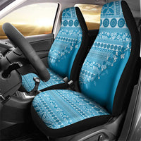 Fiji Marau na Kerisimasi Car Seat Cover Aqua Tagimoucia Tapa Masi Tribal - Polynesian Pride