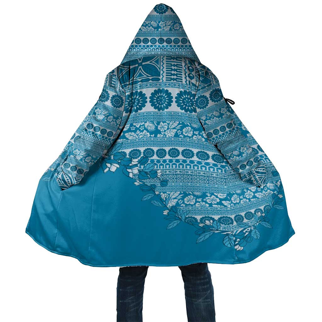 Fiji Marau na Kerisimasi Cloak Aqua Tagimoucia Tapa Masi Tribal - Polynesian Pride
