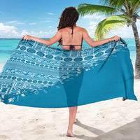 Fiji Marau na Kerisimasi Sarong Aqua Tagimoucia Tapa Masi Tribal - Polynesian Pride