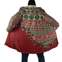 Fiji Marau na Kerisimasi Cloak Red Tagimoucia Tapa Masi Tribal - Polynesian Pride