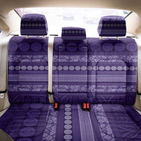 Fiji Marau na Kerisimasi Back Car Seat Cover Purple Tapa Masi Inspired Christmas - Polynesian Pride