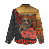 Maori Kiwi Soldier Fern Tattoo ANZAC Day Women Casual Shirt Lest We Forget LT9 - Polynesian Pride