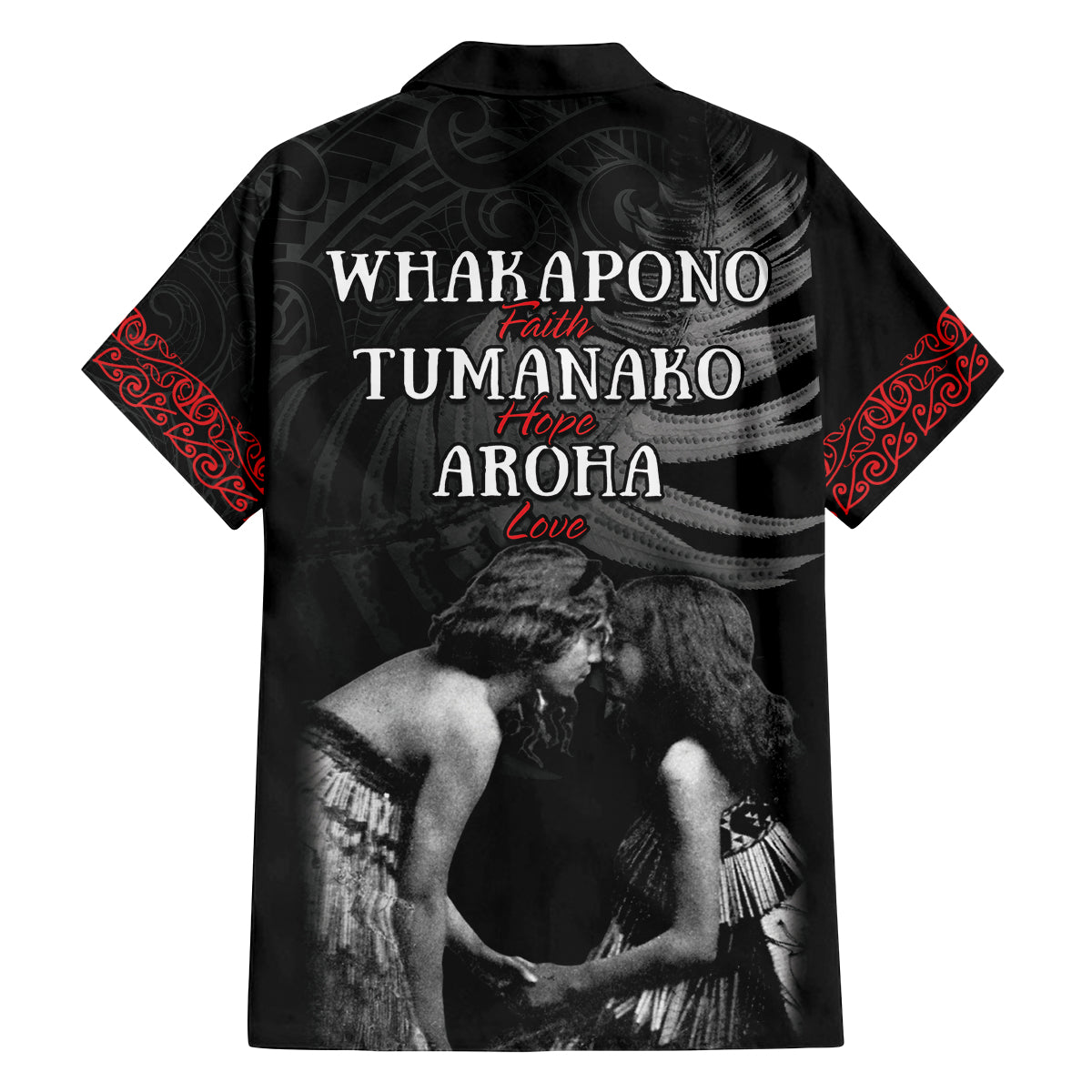 New Zealand Mother's Day Family Matching Long Sleeve Bodycon Dress and Hawaiian Shirt Maori Hongi Aroha Ahau Ki A Koe Mama LT9 - Polynesian Pride