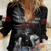 New Zealand Mother's Day Women Casual Shirt Maori Hongi Aroha Ahau Ki A Koe Mama