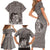 New Zealand Mother's Day Family Matching Short Sleeve Bodycon Dress and Hawaiian Shirt Maori Mo Toku Mama Silver Fern