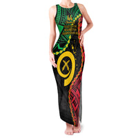 Personalised Vanuatu 44th Anniversary Family Matching Tank Maxi Dress and Hawaiian Shirt Tugeta Yumi Selebretem Indipendens Dei