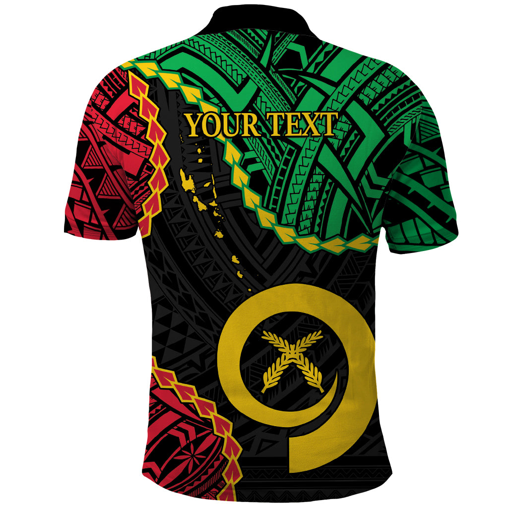 Personalised Vanuatu 44th Anniversary Polo Shirt Tugeta Yumi Selebretem Indipendens Dei