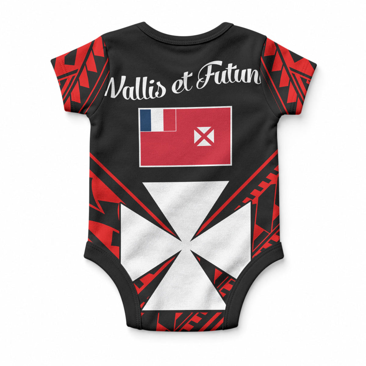 Wallis et Futuna Baby Onesie Happy Independence Day LT9 - Polynesian Pride