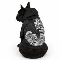 Hawaii Kakau Pet Hoodie Polynesian Floral Tribal Black Version LT9 - Polynesian Pride