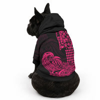 Hawaii Kakau Pet Hoodie Polynesian Floral Tribal Pink Version LT9 - Polynesian Pride