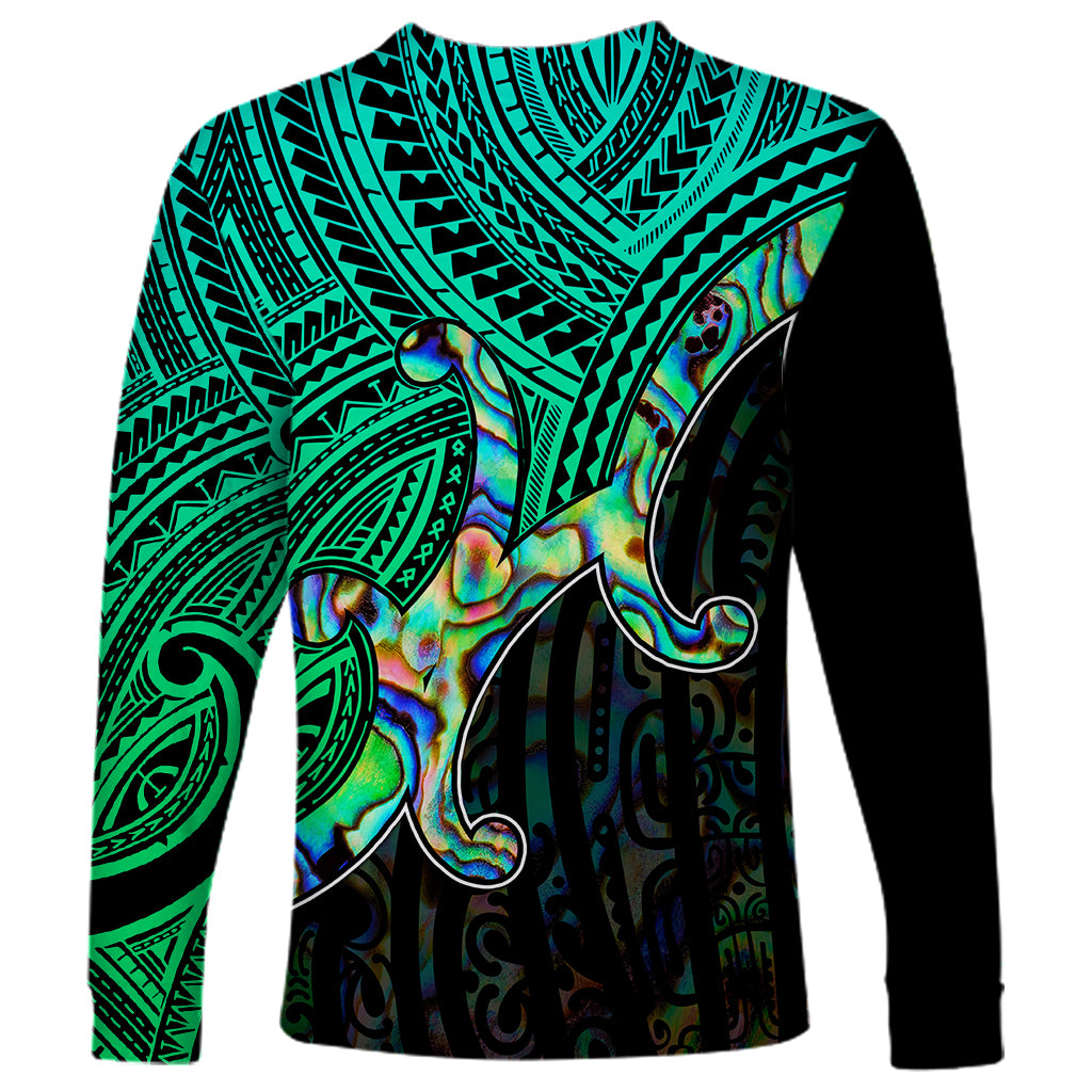 Aotearoa Papua Shell Long Sleeve Shirt Maori Tribal Pattern LT9 - Polynesian Pride