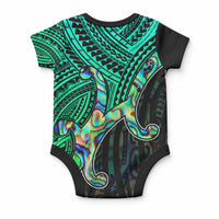 Custom Aotearoa Papua Shell Baby Onesie Maori Tribal Pattern LT9 - Polynesian Pride