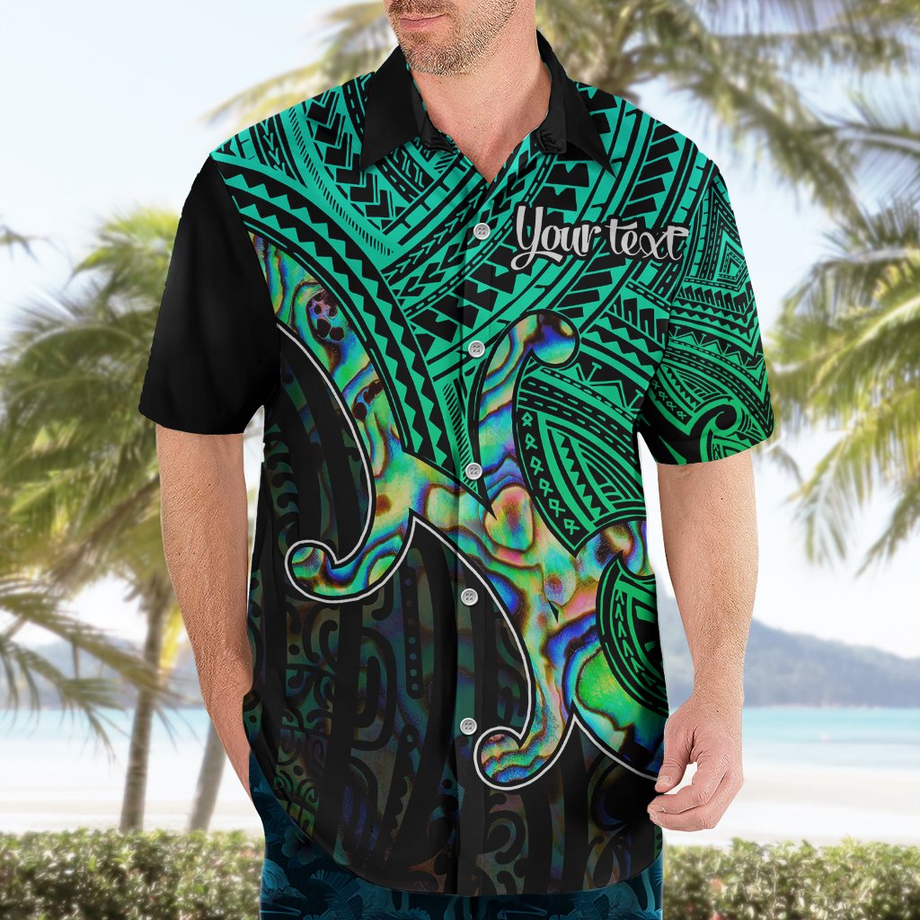 Custom Aotearoa Papua Shell Hawaiian Shirt Maori Tribal Pattern LT9 - Polynesian Pride