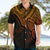 Aotearoa Maori Koru Hawaiian Shirt Polynesian Pacific Tribal - Gold LT9 - Polynesian Pride