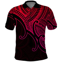 Aotearoa New Zealand Polo Shirt Maori Koru Polynesian Pacific Tribal Pink LT9 Pink - Polynesian Pride