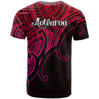 Aotearoa Maori Koru T Shirt Polynesian Pacific Tribal Pink LT9 - Polynesian Pride