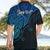 Custom Aotearoa Maori Koru Hawaiian Shirt Polynesian Pacific Tribal - Blue LT9 - Polynesian Pride