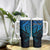 Personalised Aotearoa Papua Shell Tumbler With Handle Blue Polynesian Pacific Tribal