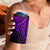 Personalised Aotearoa Papua Shell 4 in 1 Can Cooler Tumbler Purple Polynesian Pacific Tribal