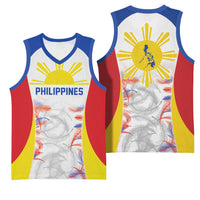 Philippines Flag Day Basketball Jersey Filipino Feather Pattern