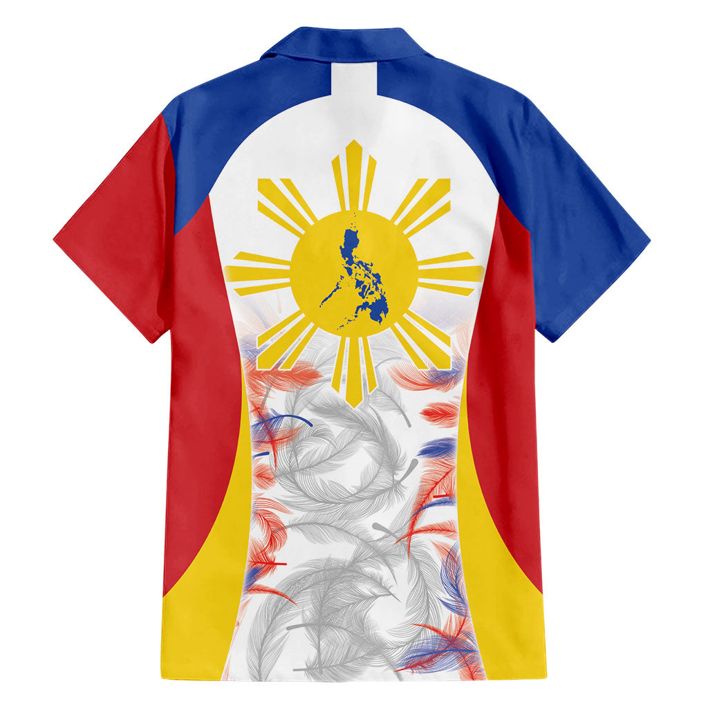 Philippines Flag Day Hawaiian Shirt Filipino Feather Pattern