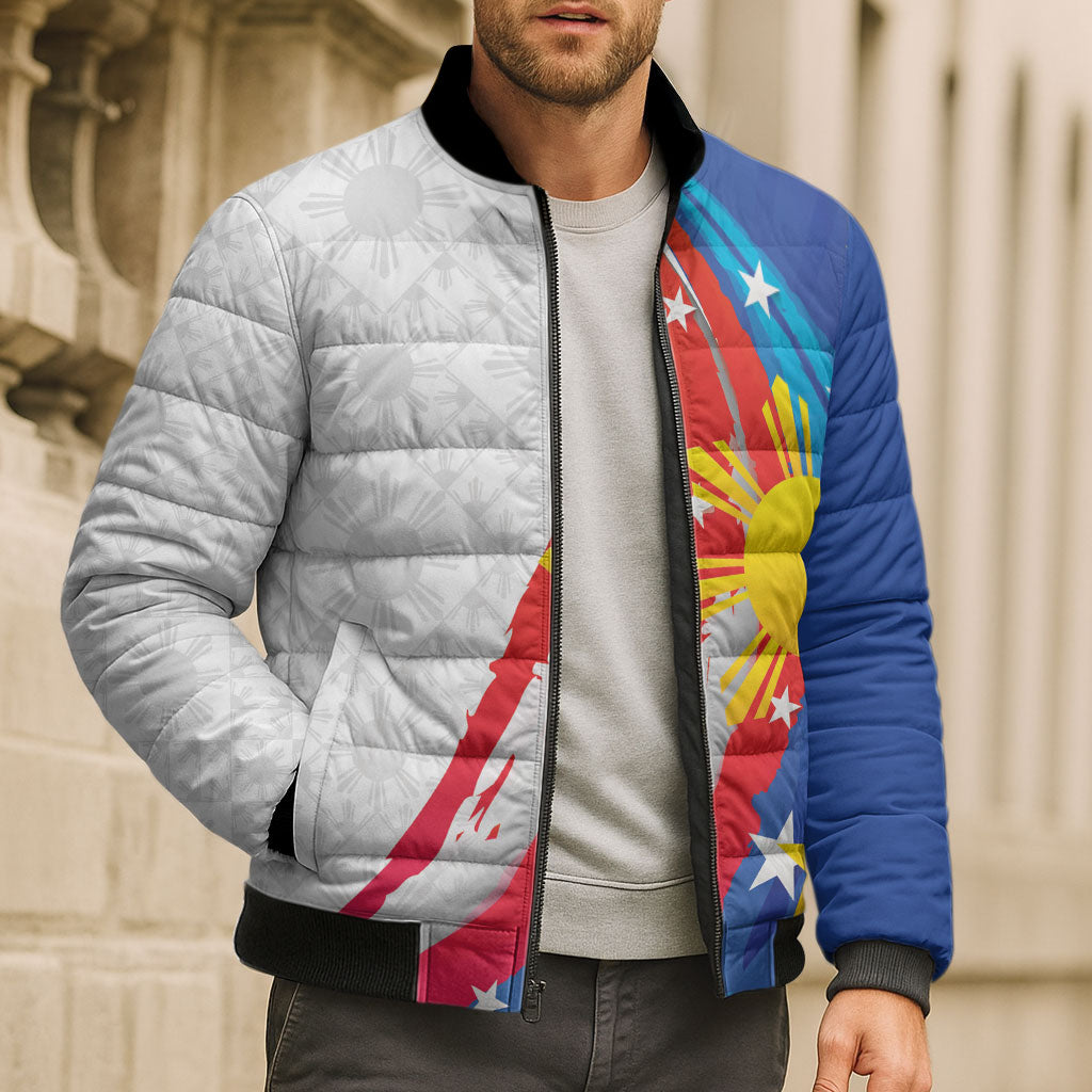 Philippines Flag Day Bomber Puffer Jacket Filipino Pride Shines Bright On Flag Day