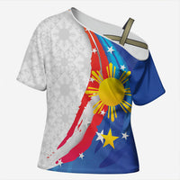 Philippines Flag Day Cross Shoulder Shirt Filipino Pride Shines Bright On Flag Day