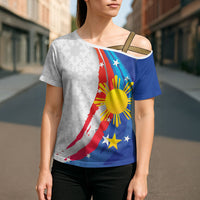 Philippines Flag Day Cross Shoulder Shirt Filipino Pride Shines Bright On Flag Day