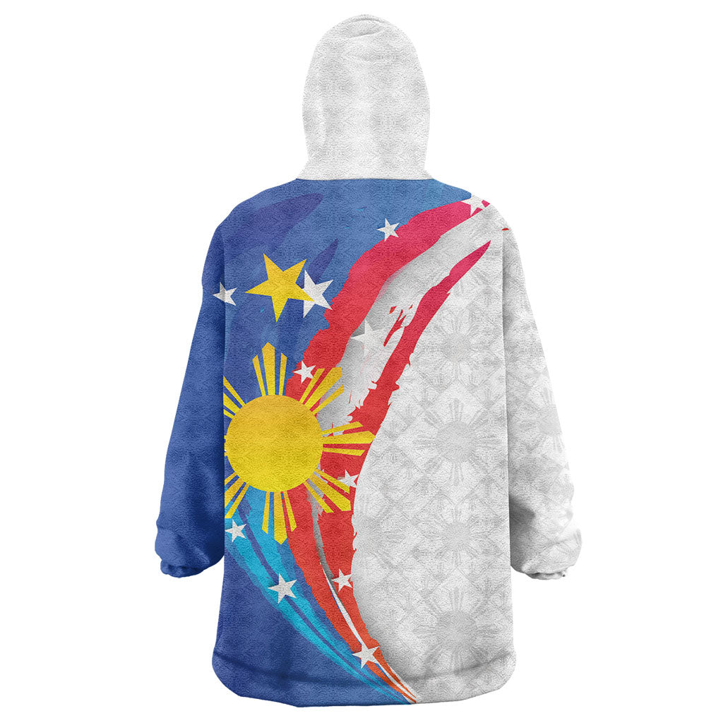Philippines Flag Day Wearable Blanket Hoodie Filipino Pride Shines Bright On Flag Day