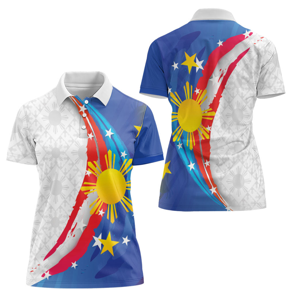 Philippines Flag Day Women Polo Shirt Filipino Pride Shines Bright On Flag Day