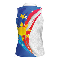 Philippines Flag Day Women Sleeveless Polo Shirt Filipino Pride Shines Bright On Flag Day LT9 - Polynesian Pride